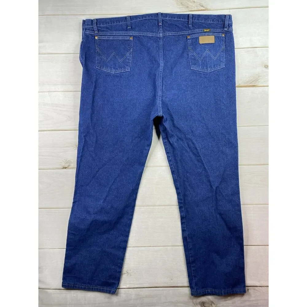 Wrangler 13mwzxs Jeans 54x32 Cowboy Cut Dark Wash Western Ranch Rodeo Work Y2K